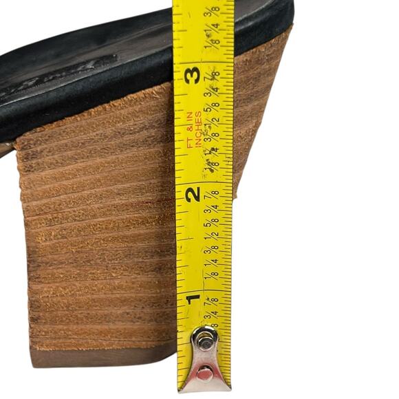 Paul Green Women’s Mindy Black Open Toe Block Heel Sandal Size 6.5 US 9 - Picture 10 of 13